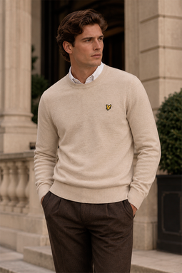 Lyle & Scott Merino Crew Knit Cove