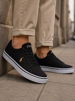 Ralph Lauren Canvas Sneaker Black