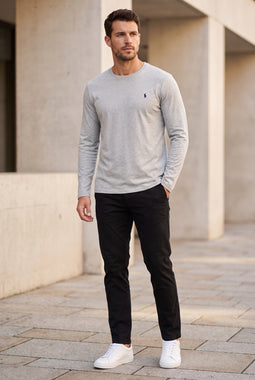 Ralph Lauren L/S Tee Grey
