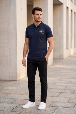 GANT Gold Shield Piqué Polo Regular Navy
