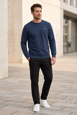 Levi's New Original Sweatshirt Navy