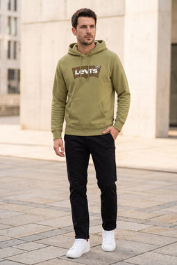 Levi's Graphic Logo Hoodie Olive