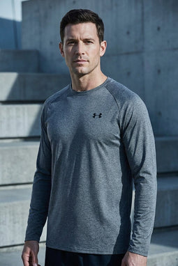 Under Armour L/S Tech Tee Carbon