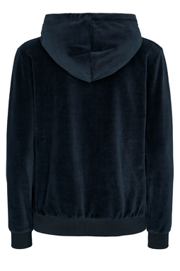 U.S. POLO ASSN. Women Velour Hoodie Duru Navy