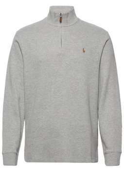 Ralph Lauren 1/4 Zip Logo Pullover Grey