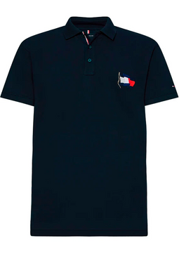 Tommy Hilfiger Flag Polo Navy