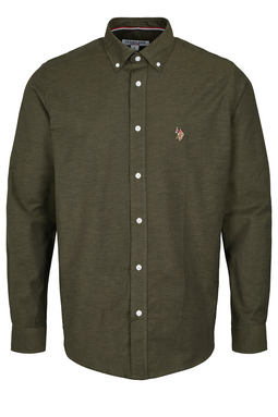 U.S. POLO ASSN. Shirt Flex Calvert Army