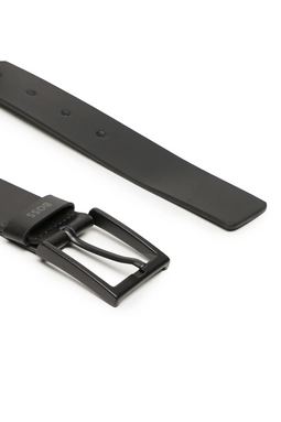 Hugo Boss Leather Timon Belt 3.5 Black