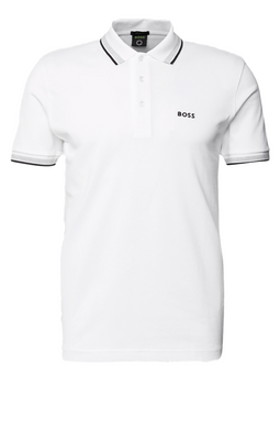 Hugo Boss Contrast Paddy Polo White