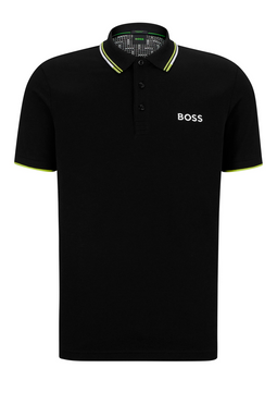 Hugo Boss Paddy Pro Contrast Polo Black