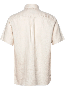 Les Deux Linen Kris SS Shirt Ivory