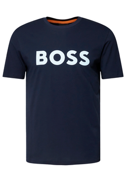 Hugo Boss Thinking Logo Tee Navy