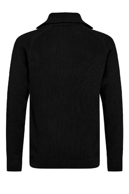 Resteröds Half-Zip Knit Pullover Black