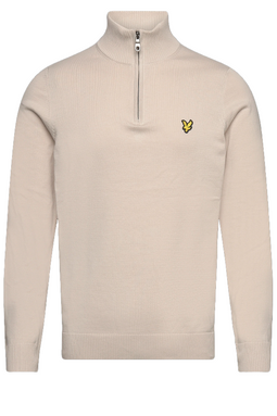 Lyle & Scott Merino Half-Zip Knit Cove