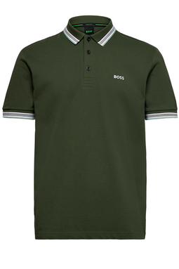 Hugo Boss Contrast Paddy Polo Dark Green