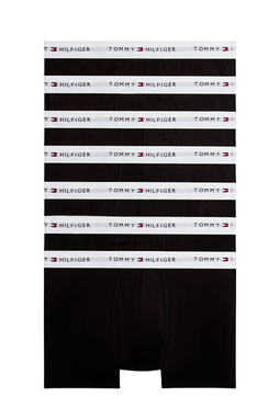 Tommy Hilfiger 7-pack Repeat Trunks Black