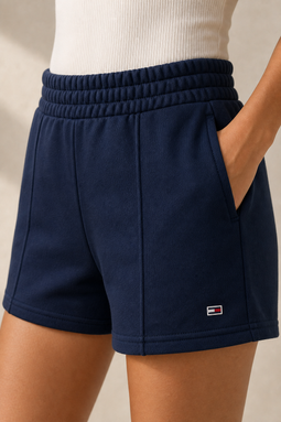 Tommy Hilfiger Women Cotton Shorts Essential Navy