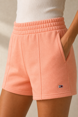 Tommy Hilfiger Women Cotton Shorts Essential Peach