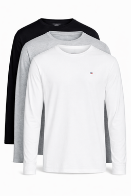 Tommy Hilfiger L/S 3-Pack Regular Tee Multi