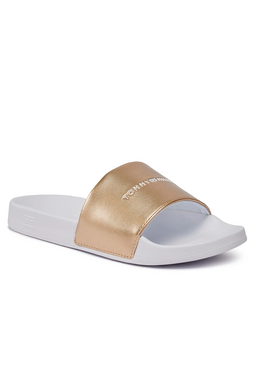 Tommy Hilfiger Women Slides Logo Gold