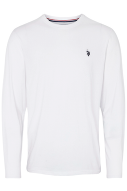 U.S. POLO ASSN. T-shirt LS Brolin White