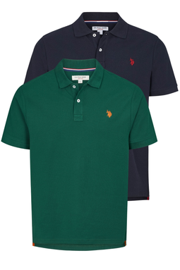 U.S. POLO ASSN. 2-Pack Polo Alfred Navy/Rain