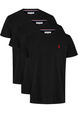 U.S. POLO ASSN. 3-Pack T-shirt Arjun Black