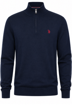 U.S. POLO ASSN. Half-Zip Knit Brison Navy