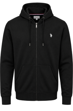 U.S. POLO ASSN. Zip Hoodie Otto Black