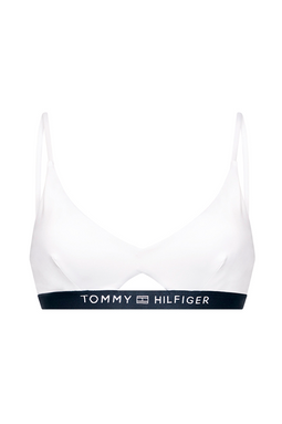 Tommy Hilfiger Women Bralette Bikini Top White