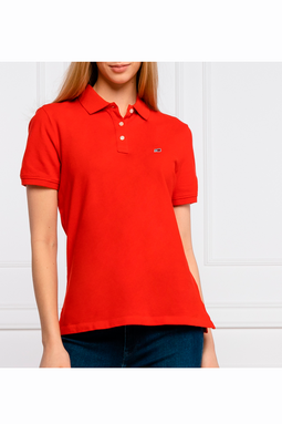 Tommy Hilfiger Women Slim Fit Polo Red