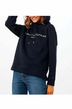 Tommy Hilfiger Women Est. Logo Hoodie Navy