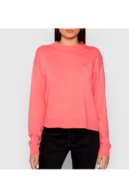 Tommy Hilfiger Women Side Stitch Jumper Pink
