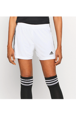 Adidas Women Logo Shorts White