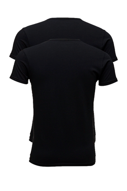 Armani Logo Tee 2-Pack Black