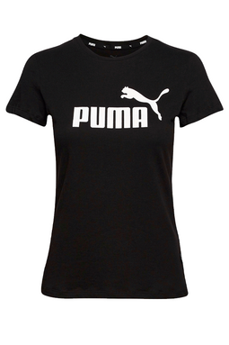 PUMA Women Essential Logo Tee Black