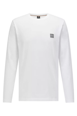 Hugo Boss Patch Logo L/S Tee White