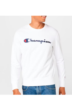 Champion Rochester Crew Sweat Big Logo White