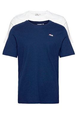 FILA 2-pack Tee Navy/White