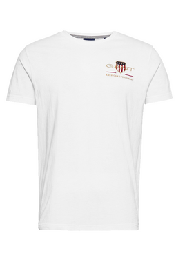 GANT Gold Shield Logo Tee White