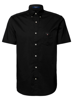 GANT Broad Shirt Short Sleeve Black