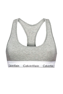Calvin Klein Women Unlined Bralette Grey