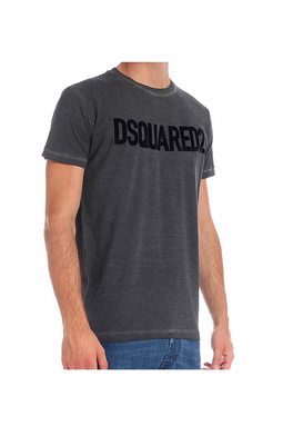 Dsquared2 Blackout Logo Tee Grey