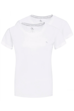 Calvin Klein Women 2-Pack S/S Stretch Tee White - Luxivo 
