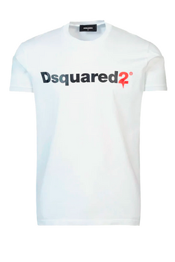 Dsquared2 Drip Logo Tee White