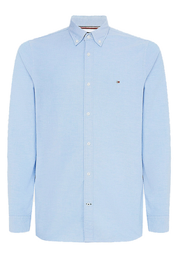 Tommy Hilfiger Oxford Logo Shirt Blue