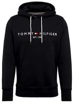 Tommy Hilfiger Essential Logo Hoodie Black