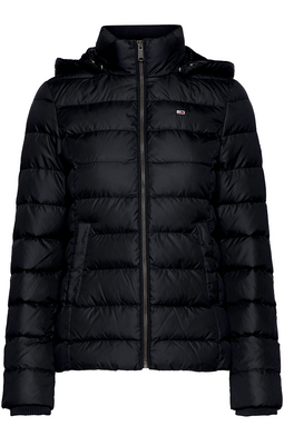 Tommy Hilfiger Women Hooded Down Jacket Black
