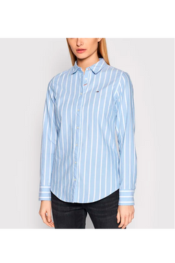 Tommy Hilfiger Women Stripe Shirt Blue