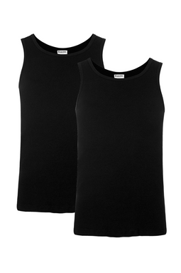 Resteröds Tank Top 2-Pack Organic Black